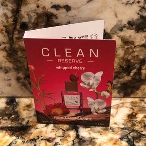 Clean Reserve Whipped Cherry Vial Sample Spray Card